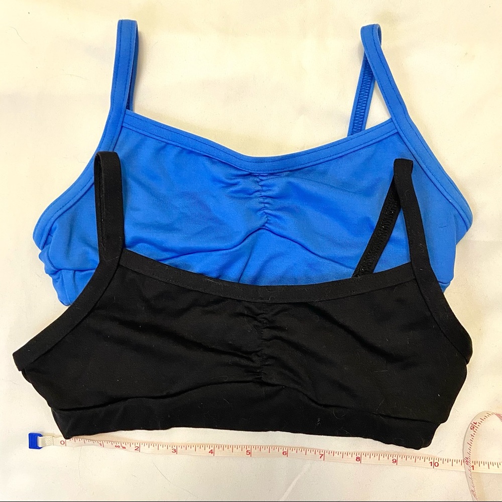 Motionwear Pinch Front Kids Sports Bras Duo